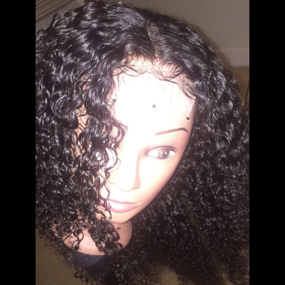 22 inch Mongolian deep curly wig